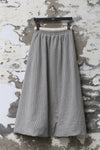 AVIVA JIFEI XUE 25 Autumn/Winter Round Neck Layered Balloon Top/Skirt AJX-FW25-LBS-DMCWD-Dove Microcheck Skirt